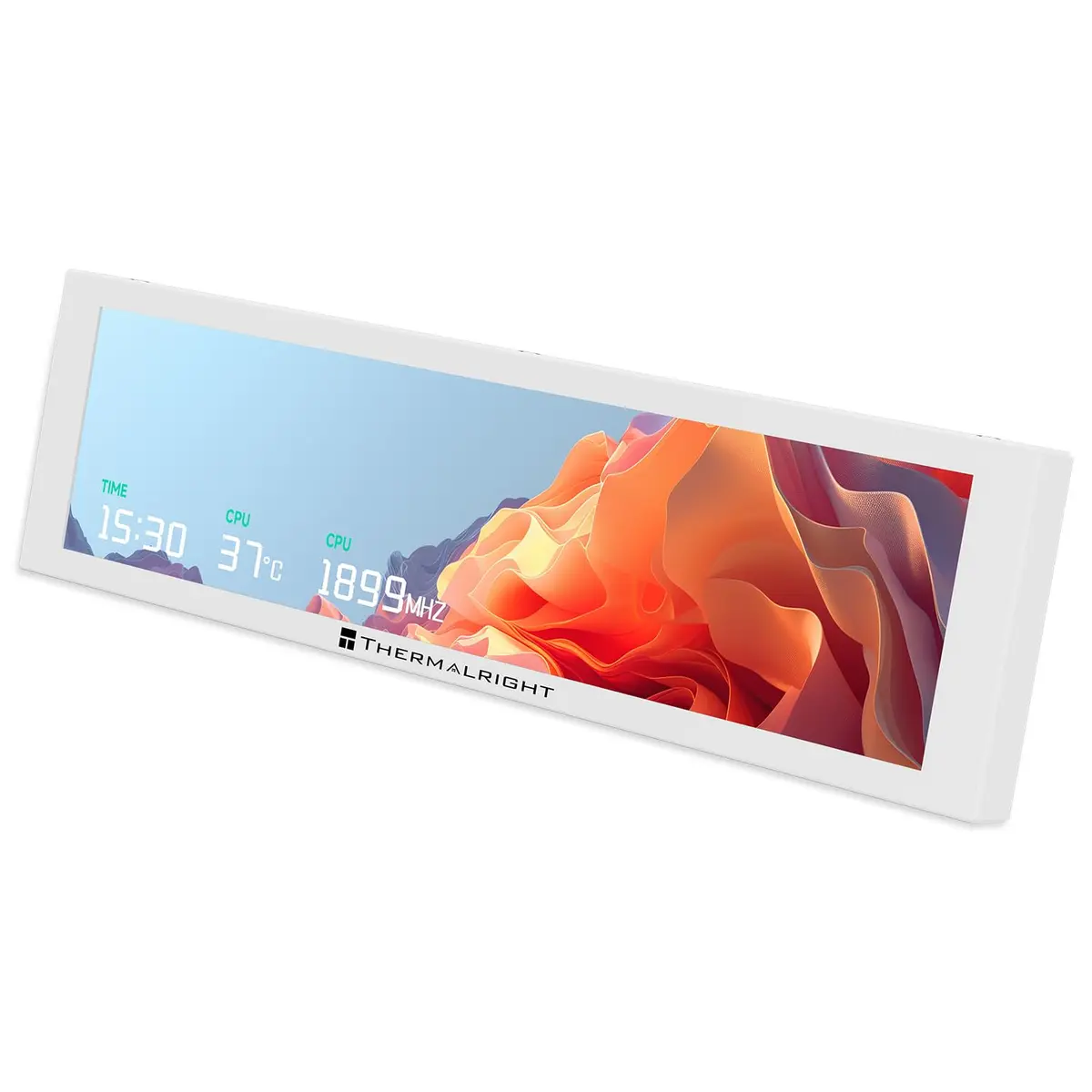 Thermalright Trofeo Vision 9.16 LCD White | 9.16-inch Full-Color LCD Display with USB-C - main product image