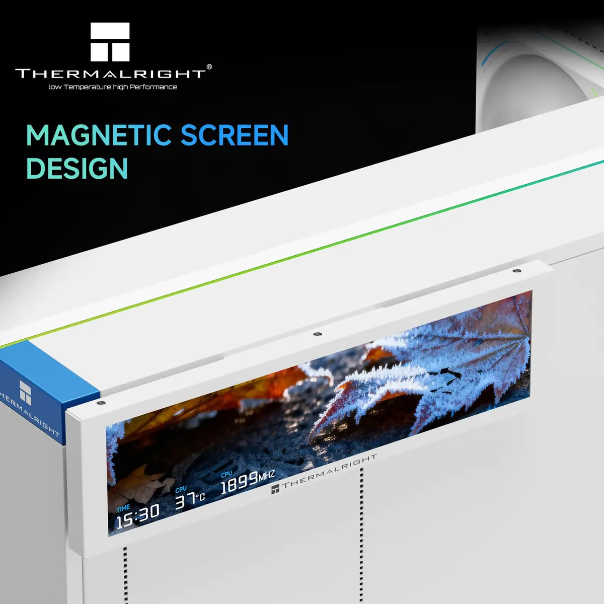 Thermalright Trofeo Vision 9.16 LCD White | 9.16-inch Full-Color LCD Display with USB-C - view 8