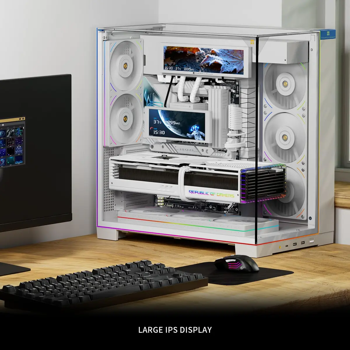 Thermalright Trofeo Vision 9.16 LCD White | 9.16-inch Full-Color LCD Display with USB-C - view 4