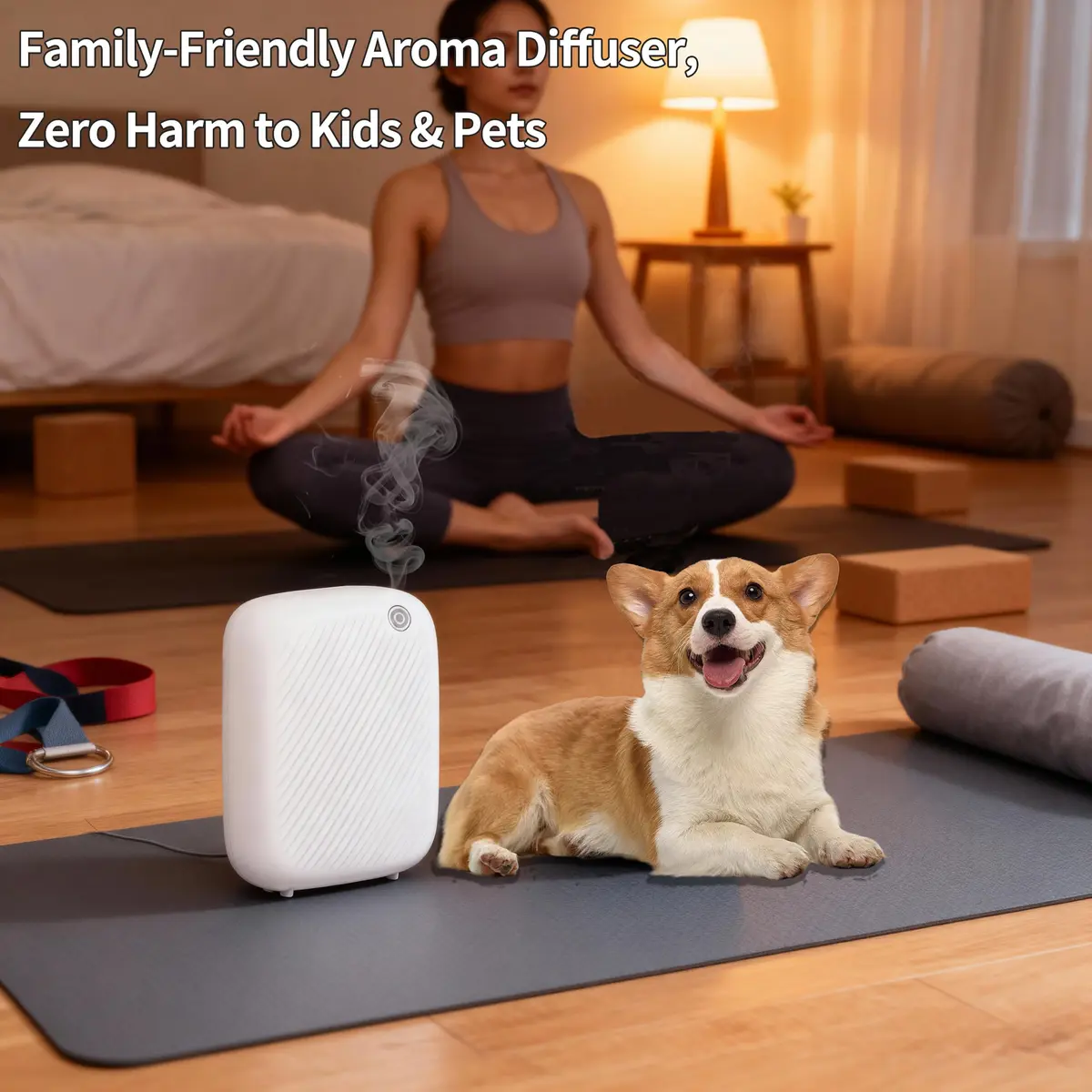 homnas Smart Waterless Essential Oil Diffuser 400ML | Large Room & Commercial Use - view 6