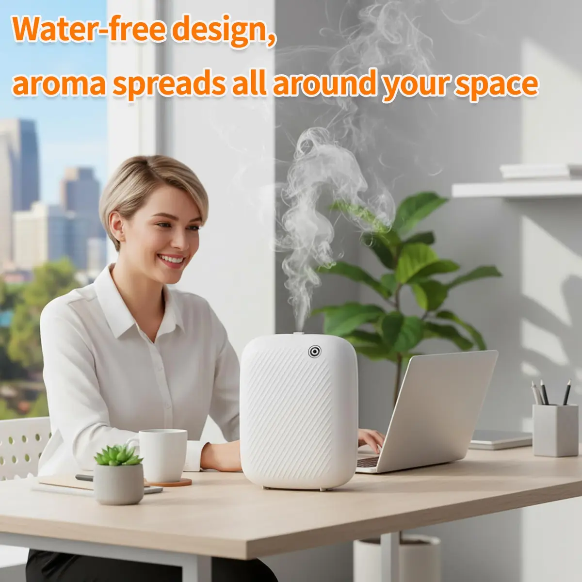 homnas Smart Waterless Essential Oil Diffuser 400ML | Large Room & Commercial Use - view 7