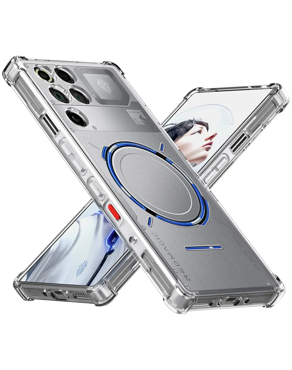 Cresee Case for Red Magic 11 Pro/11S Pro | Slim Shockproof TPU Cover, Transparent - main product image