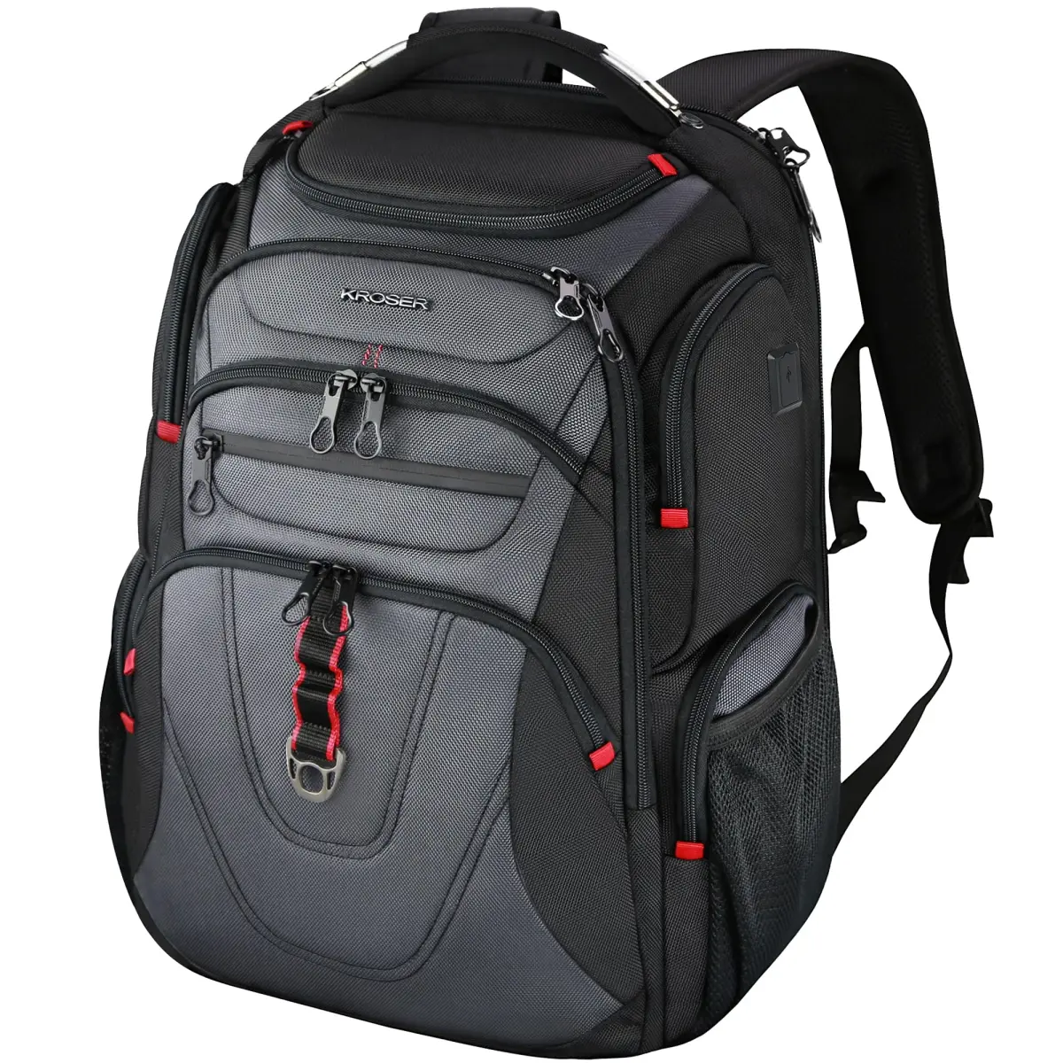 KROSER TSA Friendly Laptop Backpack 17.3 inch XXXL Gaming Backpack with RFID Pockets & USB Port | Water-Repellent Ballistic Fabric - main product image