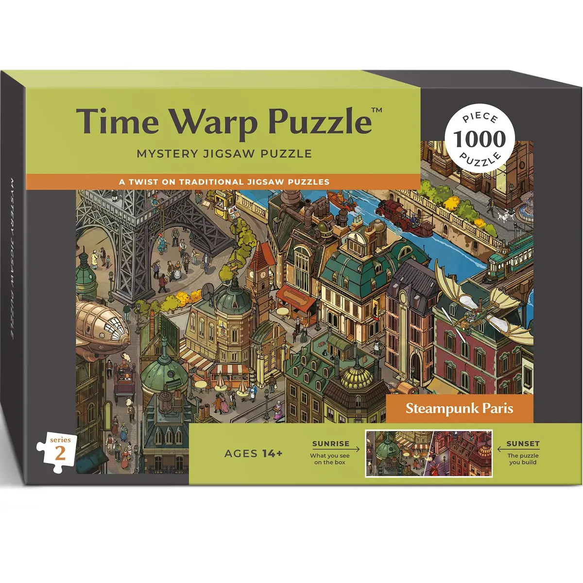 da Vinci's Room Time Warp Puzzle Steampunk Paris 1000 Piece Jigsaw Puzzle 70 x 50 cm (27.5 x 19.7 in) - main product image