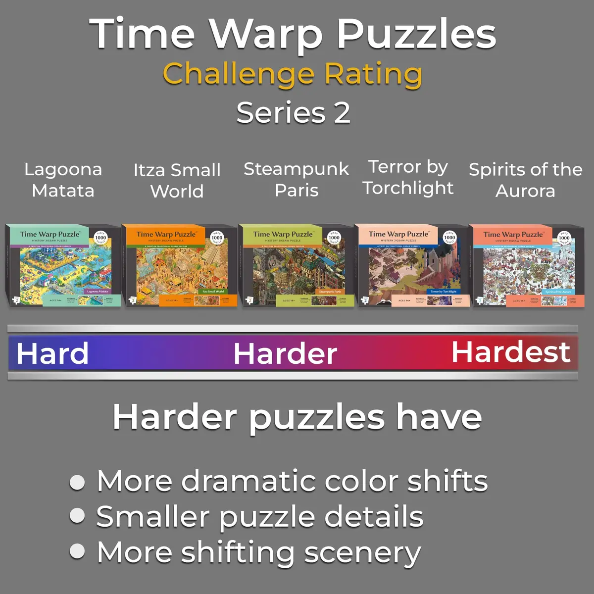 da Vinci's Room Time Warp Puzzle Spirits of the Aurora 1000 Piece | Art & Challenge for Adults - view 5