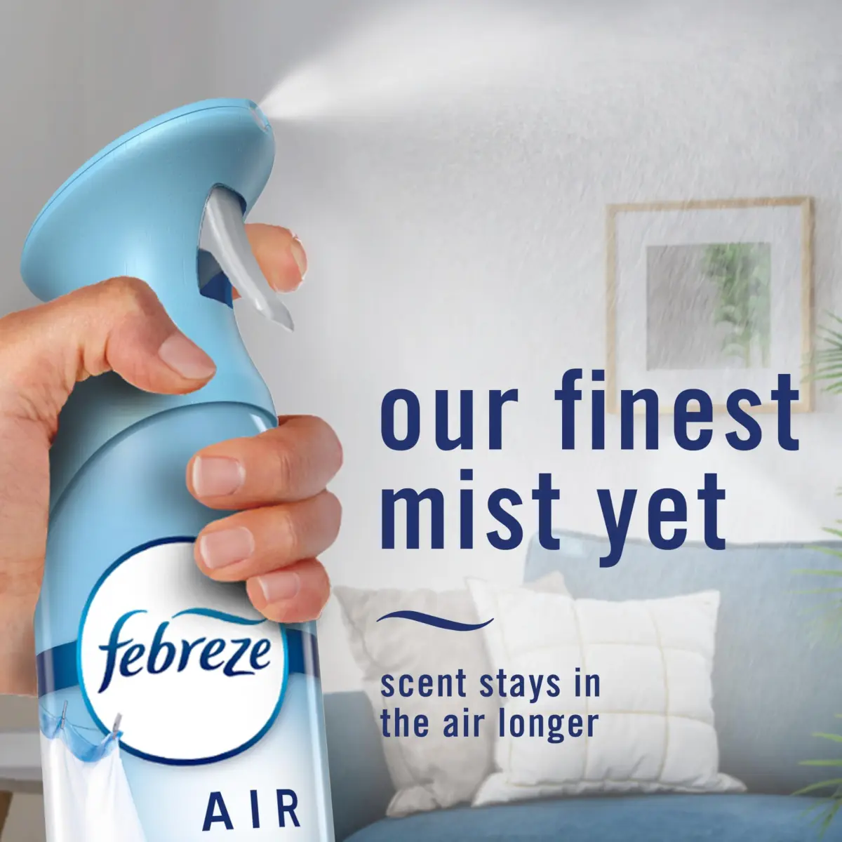 Febreze Air Mist Room Spray Gain Island Fresh Scent 497ml (16.2 Fl Oz) | Odor Fighting Deodorizer for Home - view 6
