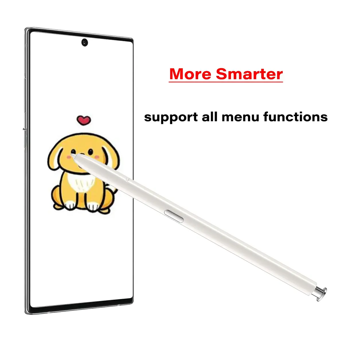 LiXiongBao White S Pen Replacement for Samsung Galaxy Note 10/10+ Stylus with Bluetooth, 4096 Pressure Sensitivity - view 5