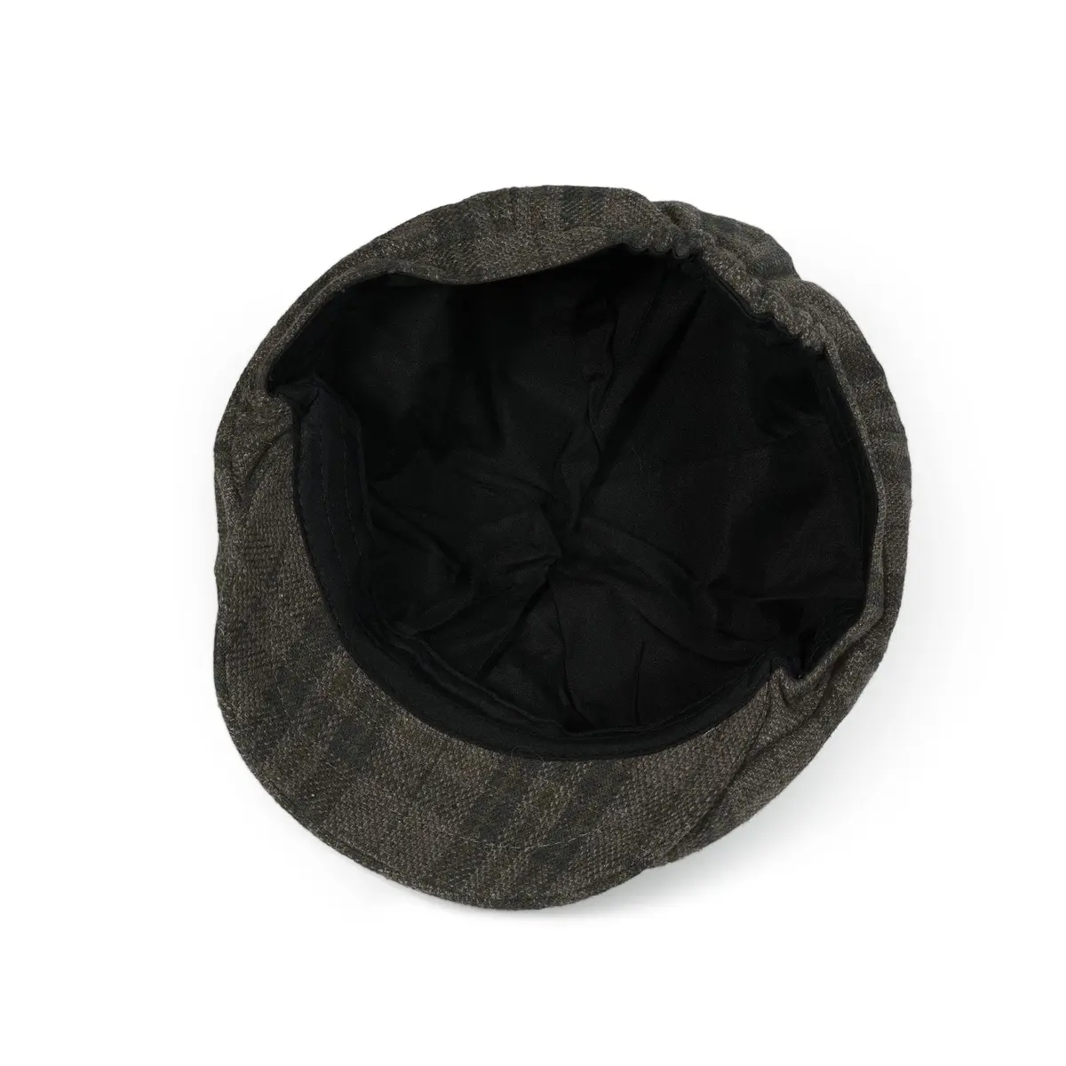 Croogo Plaid Newsboy Cap Classic Vintage Flat Cap Gatsby Ivy Golf Cabbie Hat Winter Beret Caps,GrayGreen-NB25Q12 | Unisex Vintage Style - view 6