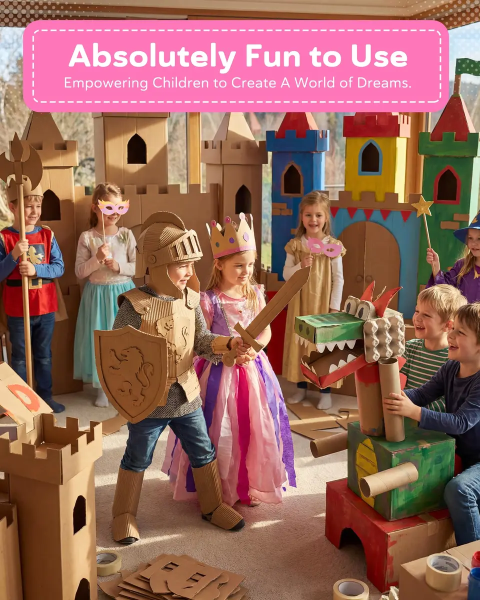BEAVERBOT C2 Upgraded Cardboard Cutter for Kids, Pink | Dual Speed Rabbit Craft Tool for Ages 5+ - view 2