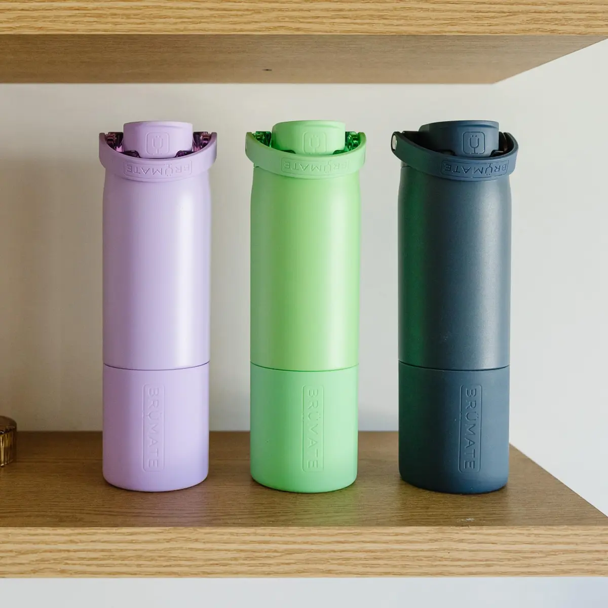 BrüMate Rise 35oz Insulated Water Bottle With Leakproof Straw Lid | 1000ml (35oz) | Nightfall Blue - view 5