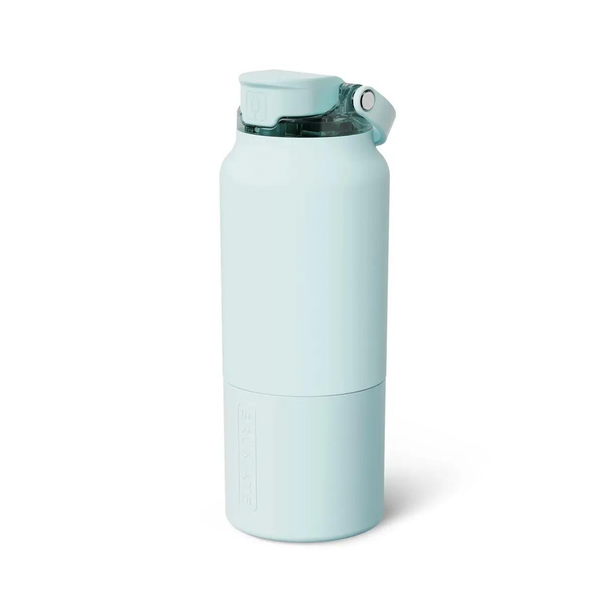 BrüMate Rise 35oz Water Bottle With Leakproof Covered Silicone Straw | Insulated Stainless Steel, Blue Agave - main product image