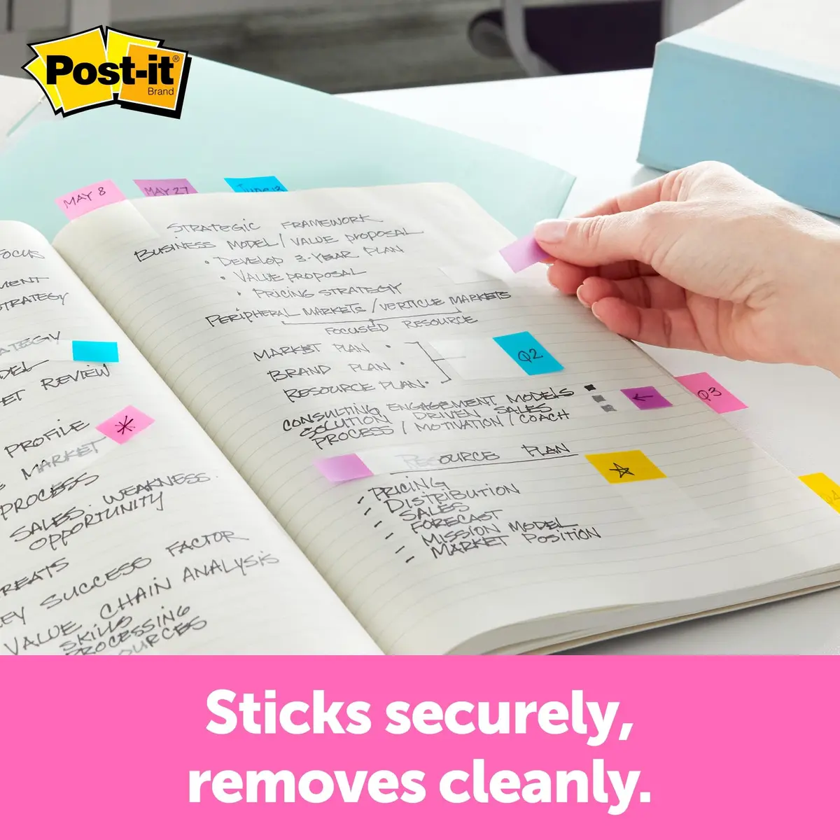 Post-it Arrow Flags 0.47 in. x 1.7 in. 2304 Total Flags | Assorted Bright Colors - view 5