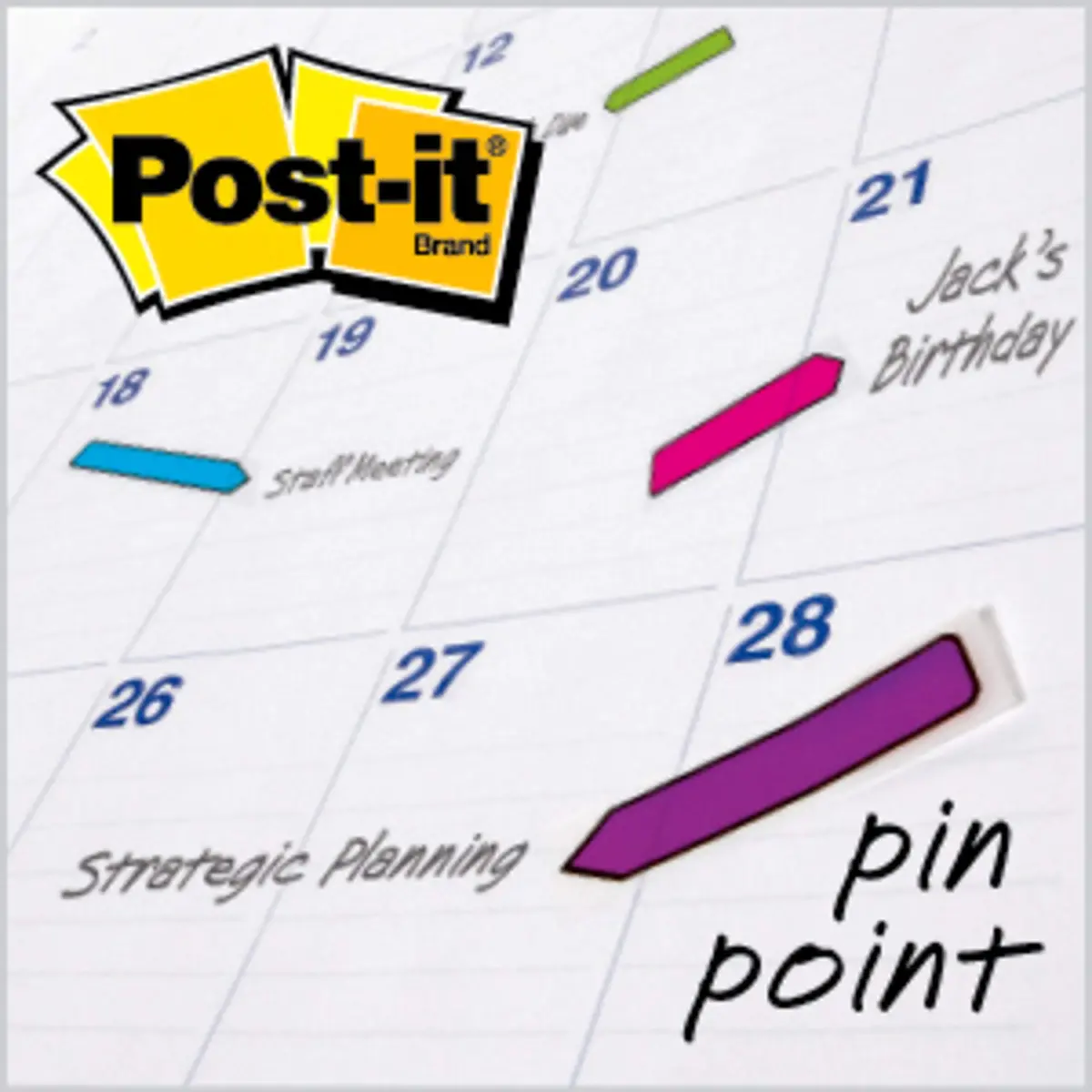 Post-it Arrow Flags 0.47 in. x 1.7 in. 2304 Total Flags | Assorted Bright Colors - view 7