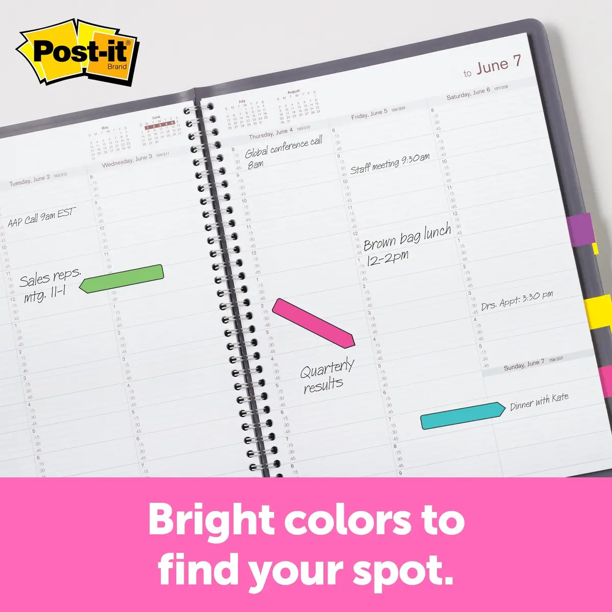 Post-it Arrow Flags 0.47 in. x 1.7 in. 2304 Total Flags | Assorted Bright Colors - view 4