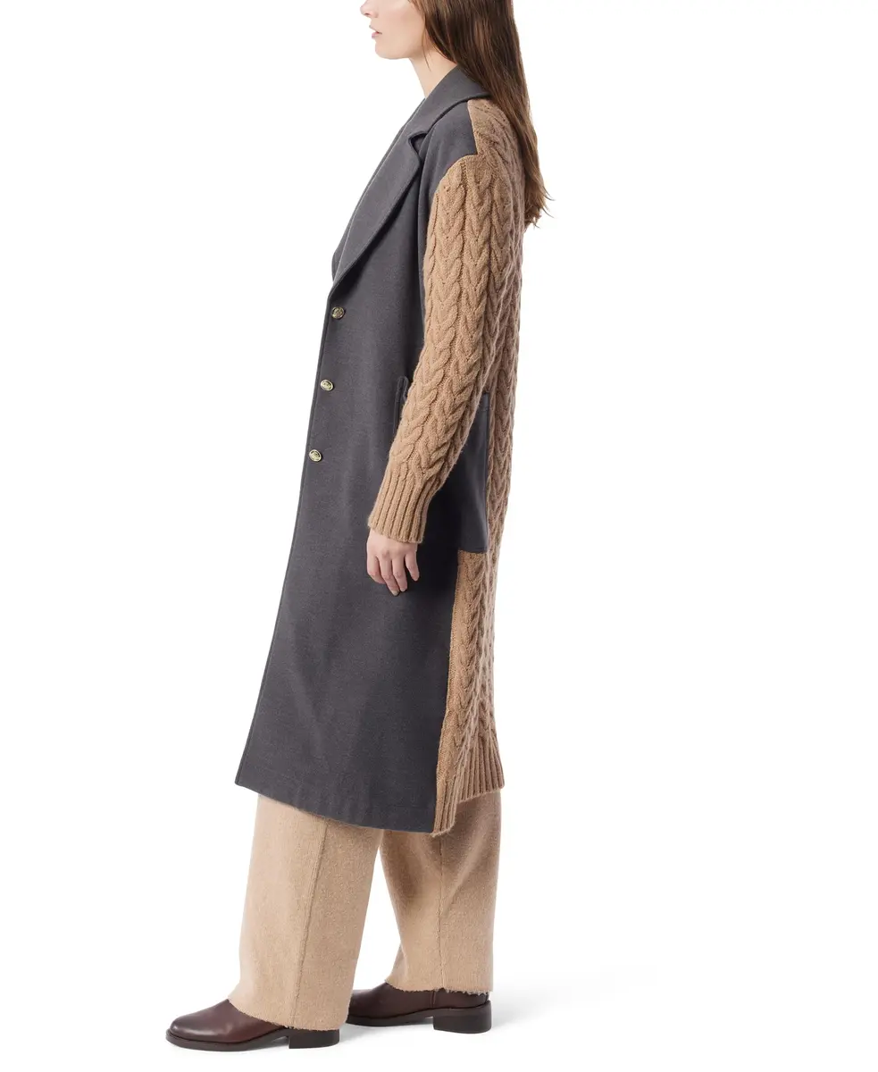 DEE OCLEPPO Womens Adara Button Front Sweater Trench Coat | Chic & Versatile for Women - view 2