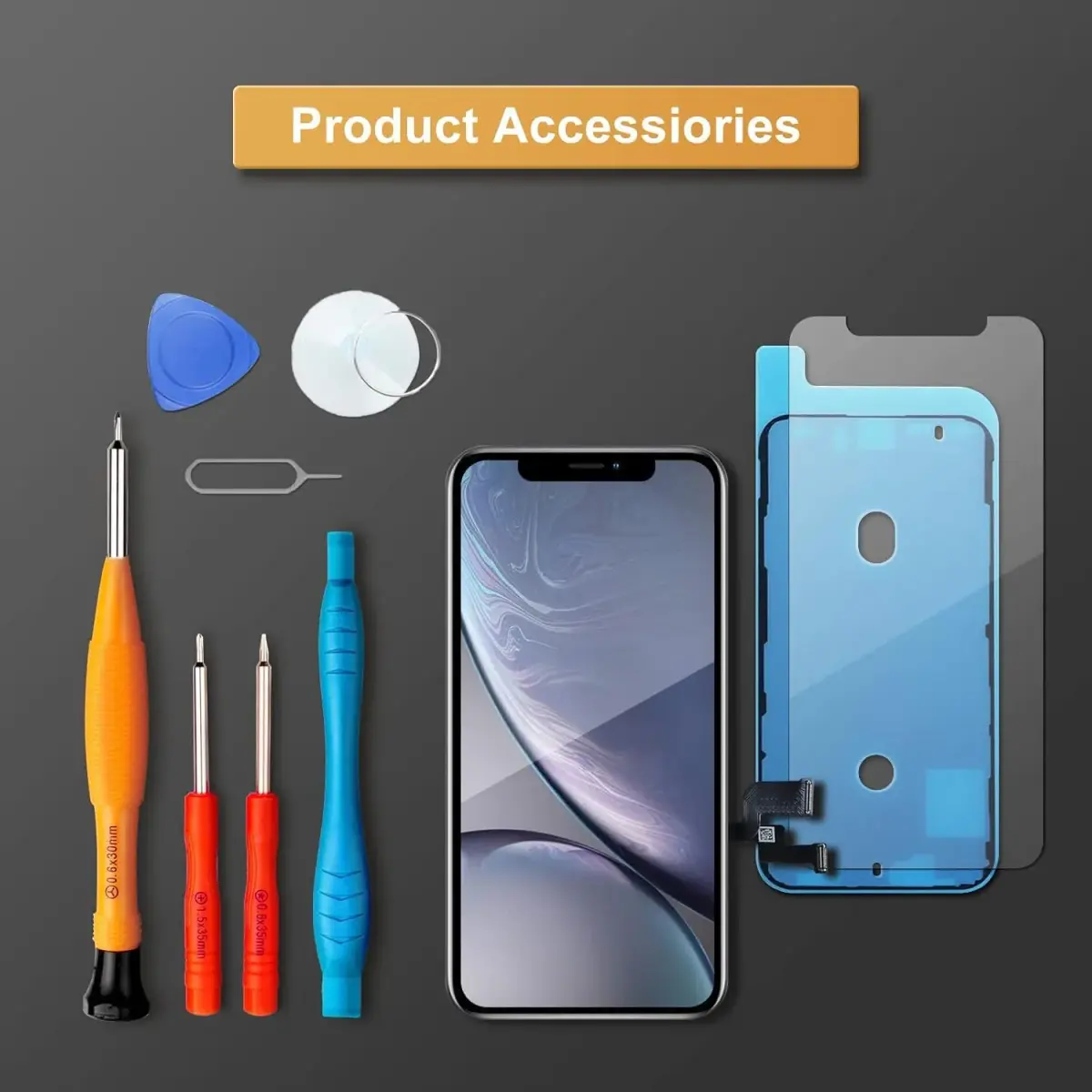 LL TRADER iPhone Xs MAX 6.5" LCD Screen Replacement with Repair Kit | High-Quality Retina Display - view 11