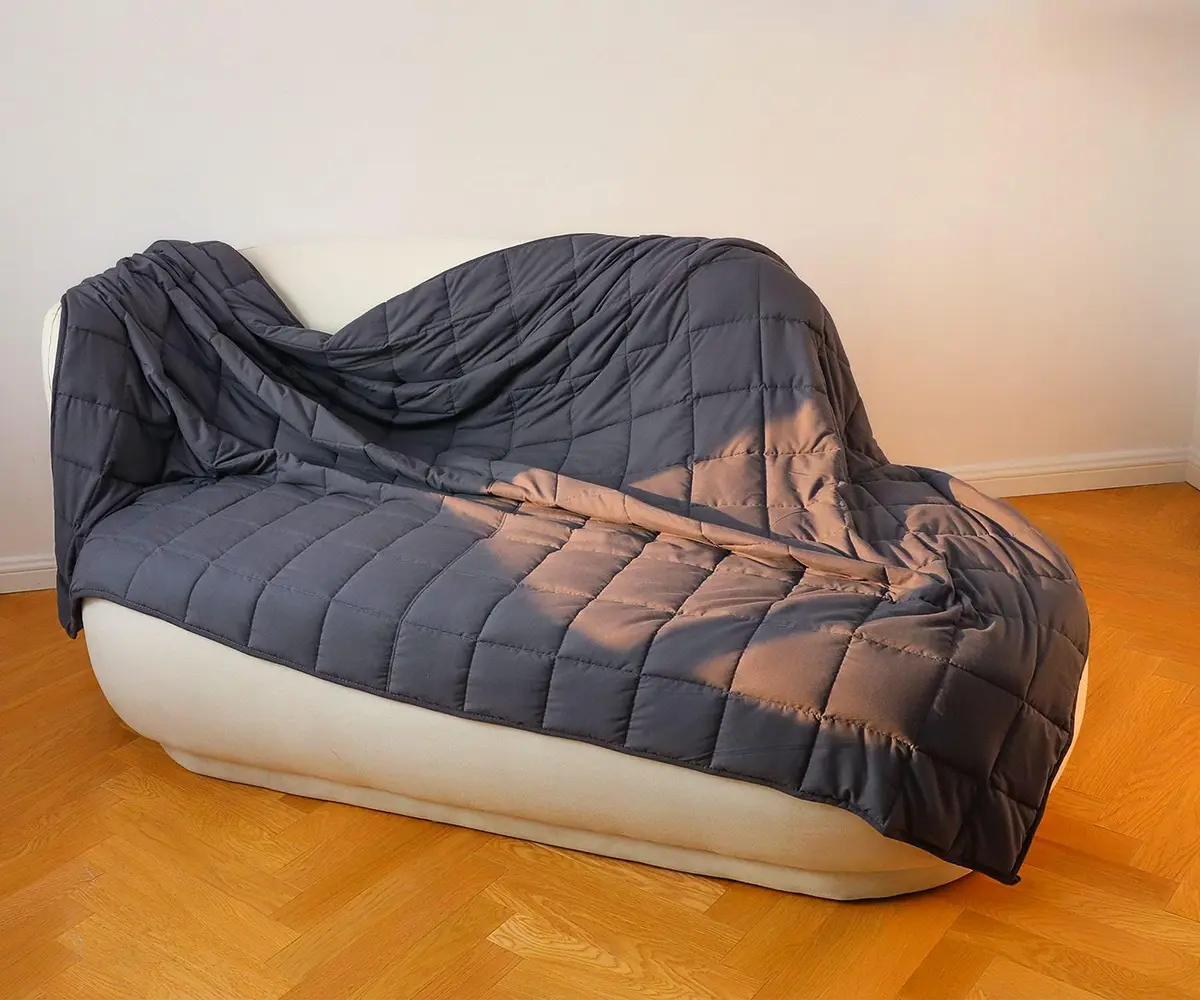 HOELLL Weighted Blanket 10lbs 48"x72" | Full Size for Adults, Breathable Cotton - view 6