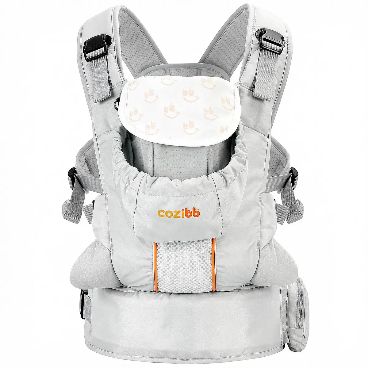 CoziBB Baby Carrier 3-in-1 with Air Cushion Waist Belt | Ergonomic Newborn to Toddler Support (70-120 chars) - view 7