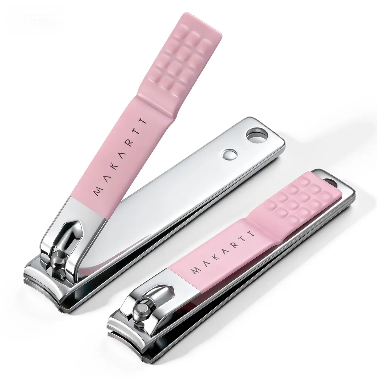 Makartt Pink Nail Clipper Set for Thick Fingernails & Toenails, 2-Pack | Precision Cuticle Maintenance Tool - view 9