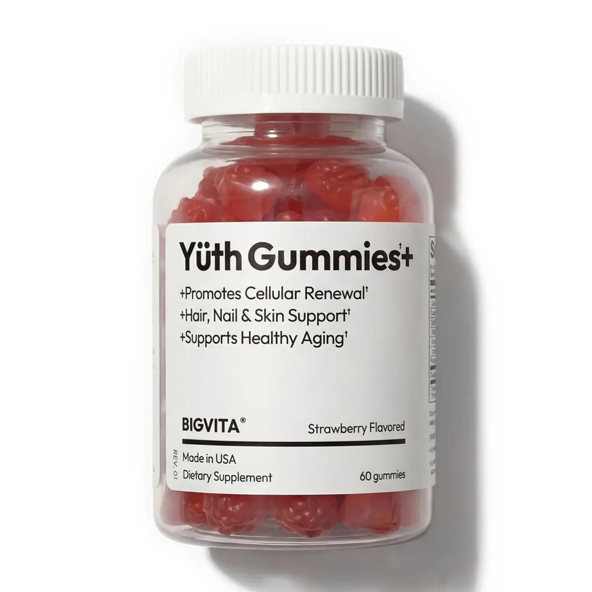 BIGVITA Yuth Gummies 60 | Spermidine Cellular Renewal & Anti-Aging Support - main product image