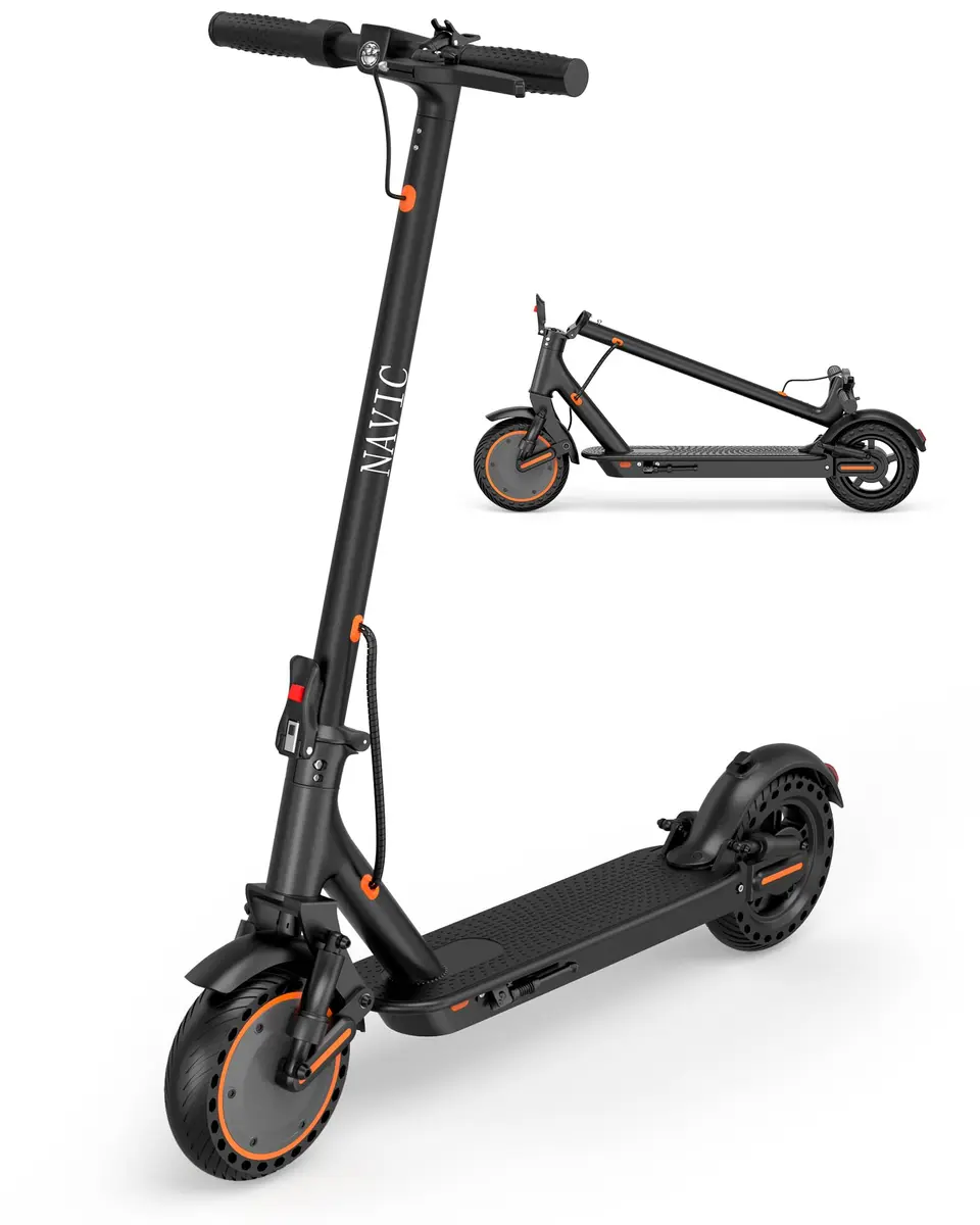 NAVIC Electric Scooter for Adults, 19 MPH, 28 Miles Range, 11" Tires, Dual Suspension, APP Control | UL Certified - main product image
