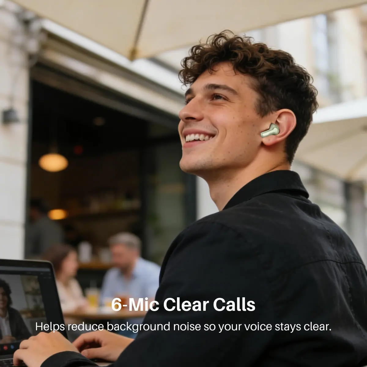 TOZO Hybrid Active Noise Cancelling In Ear Wireless Earbuds | 68H Playtime, IPX8 Waterproof - view 5