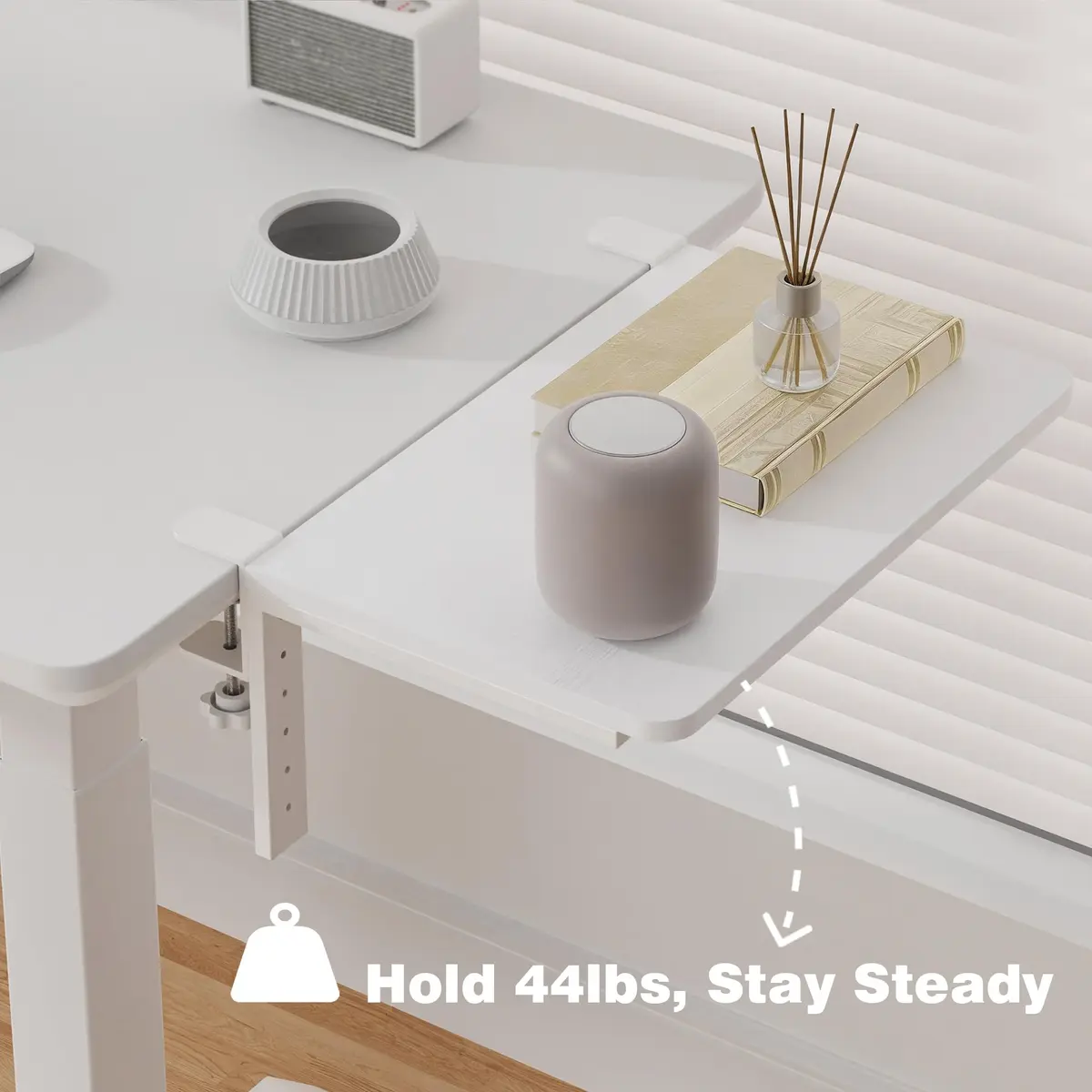 ART-GIFTREE Desk Extender 15-inch Clamp-On Shelf | Height-Adjustable Heavy Duty Office & Gaming Organizer - view 4