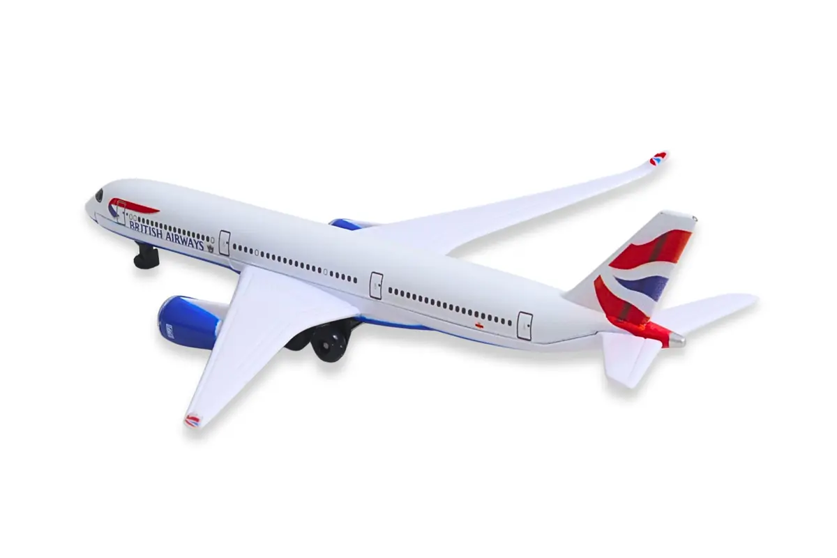 Daron British Airways A350 Single Plane Die-Cast Metal Toy for Ages 3+ | Authentic British Airways Livery - view 5