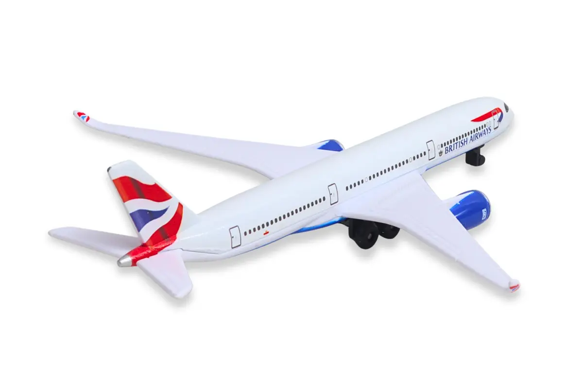 Daron British Airways A350 Single Plane Die-Cast Metal Toy for Ages 3+ | Authentic British Airways Livery - view 4