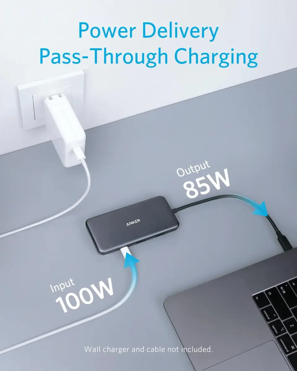 Anker 7-in-1 USB C Hub (Pack of 2) | 4K HDMI, 85W PD, 5Gbps Data, SD/microSD Reader - view 3