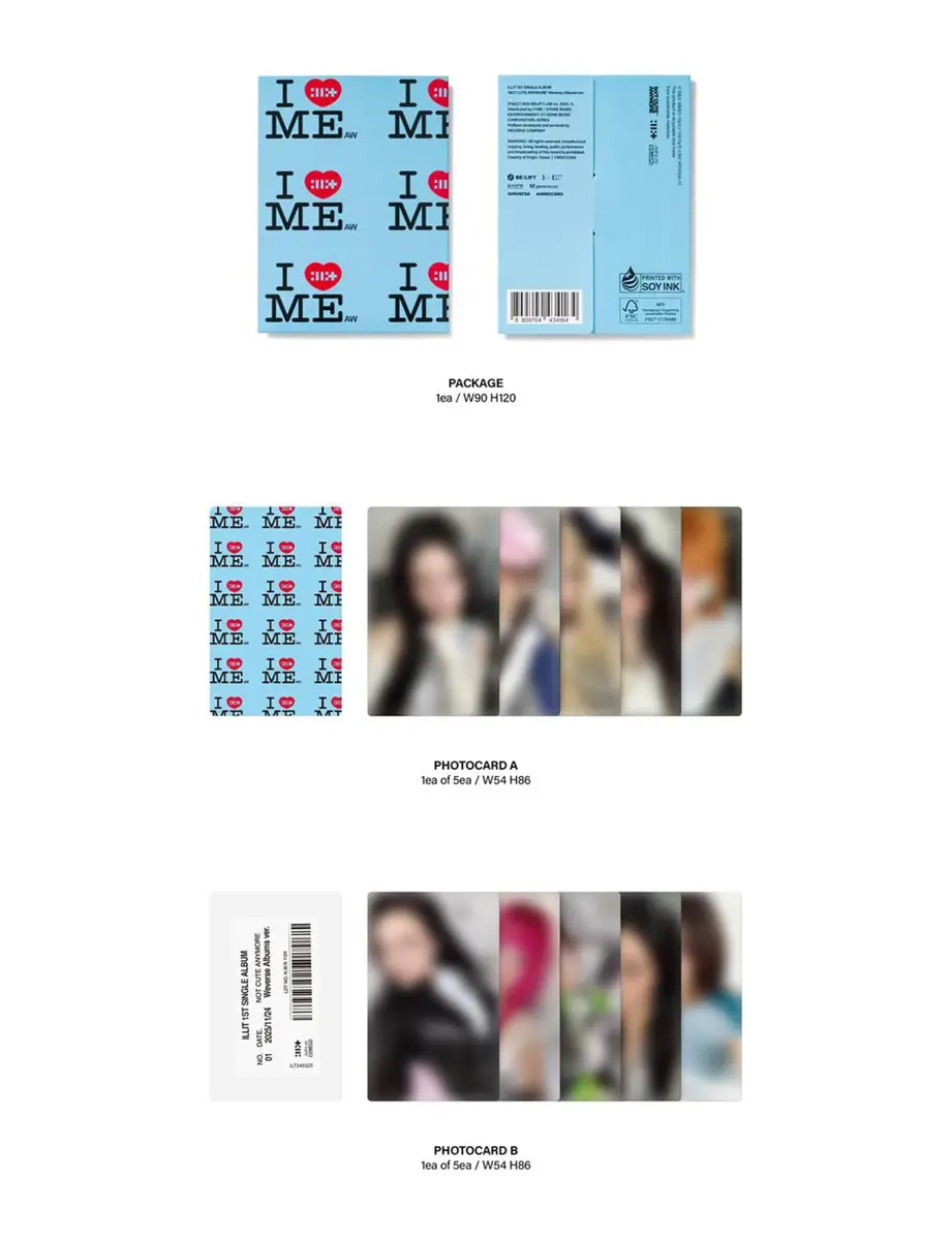 Koread ILLIT NOT CUTE ANYMORE 1st Single Album (Weverse Albums Ver.) | Sealed Korean Music Release - view 3