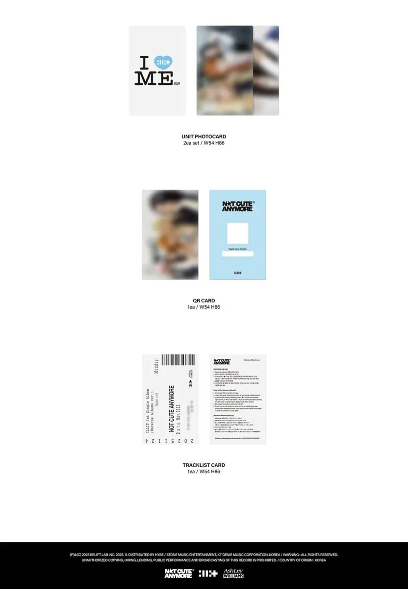 Koread ILLIT NOT CUTE ANYMORE 1st Single Album (Weverse Albums Ver.) | Sealed Korean Music Release - view 4
