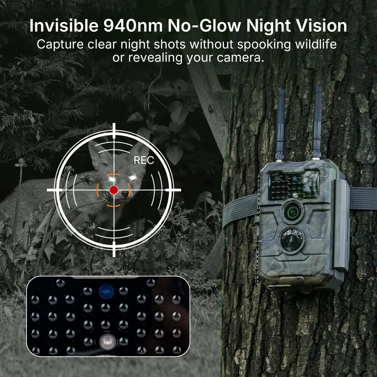 GardePro E6 2.0 WiFi Trail Camera 4K Video 64MP Dual Antennas | Outdoor Wildlife Monitoring - view 5