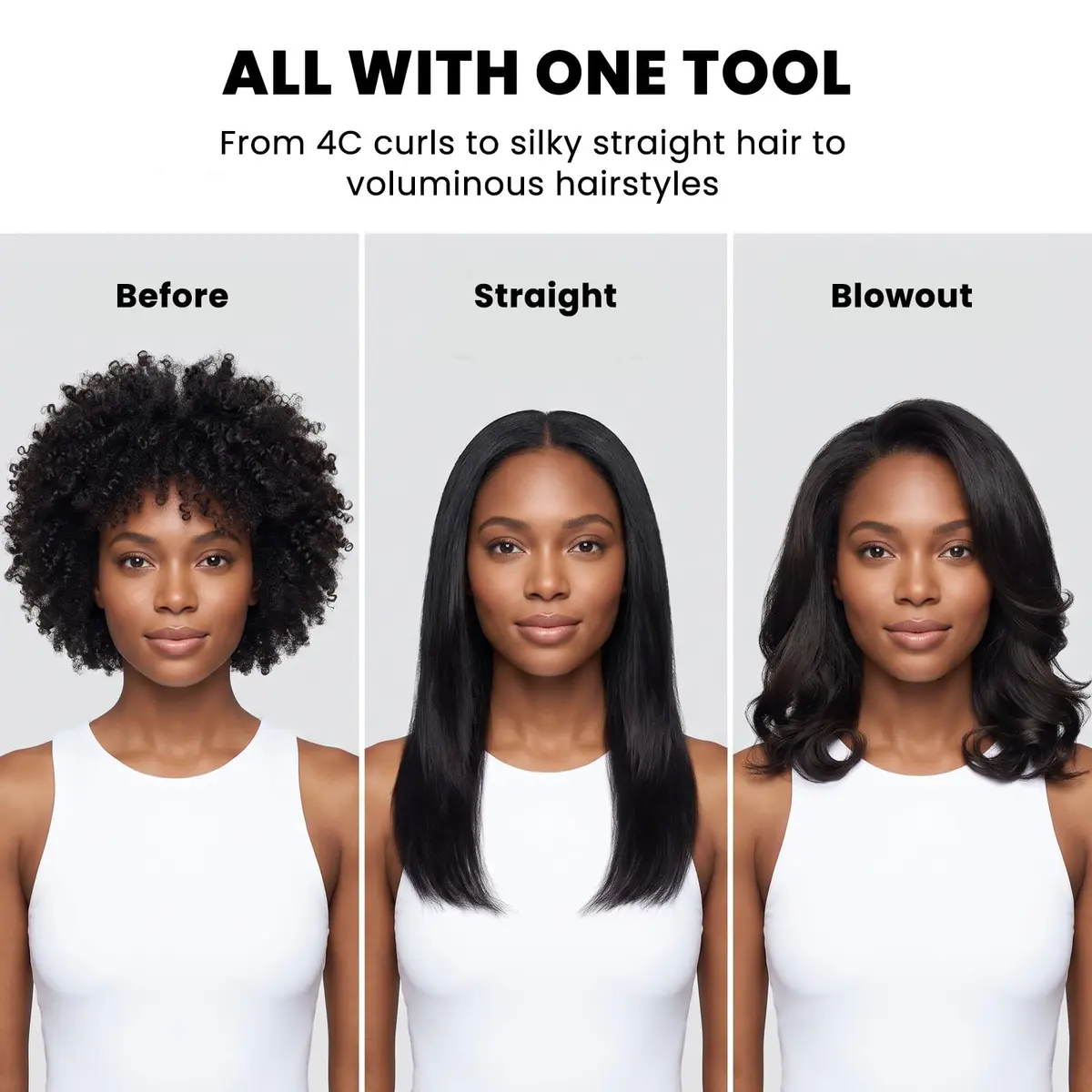 Sonew Heated Round Brush Thermal Curling Brush Set 3 Sizes (1.25/1.5/1.75 Inch) | Effortless Styling - view 2