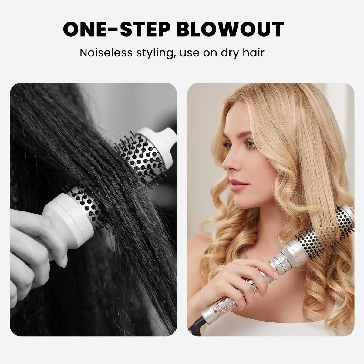 Sonew Heated Round Brush Thermal Curling Brush Set 3 Sizes (1.25/1.5/1.75 Inch) | Effortless Styling - view 3