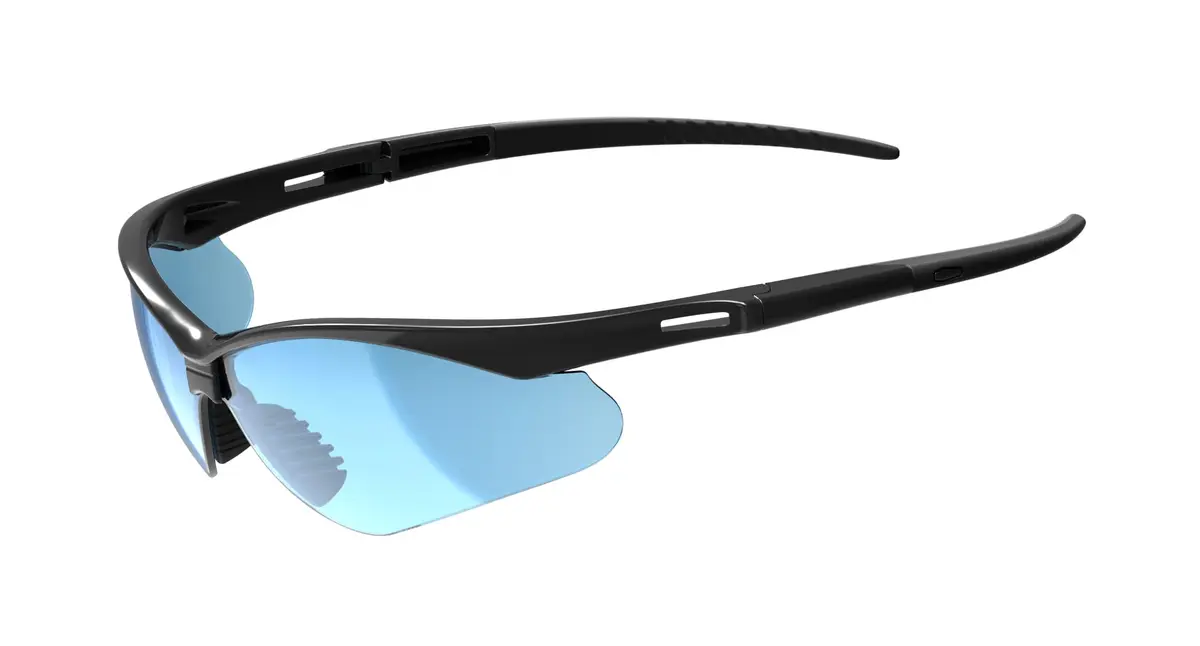 ZING Z-Force 20-200 Series ANSI Z87 Wraparound Safety Glasses Blue Mirror Lens | Impact-Resistant & UV 99.9% - main product image