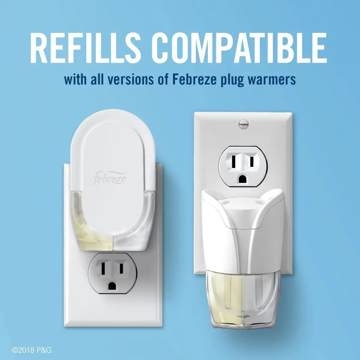 Febreze Plug In Air Freshener Starter Kit Gain Original Scent (1 Unit) | Odor Fighting - view 6