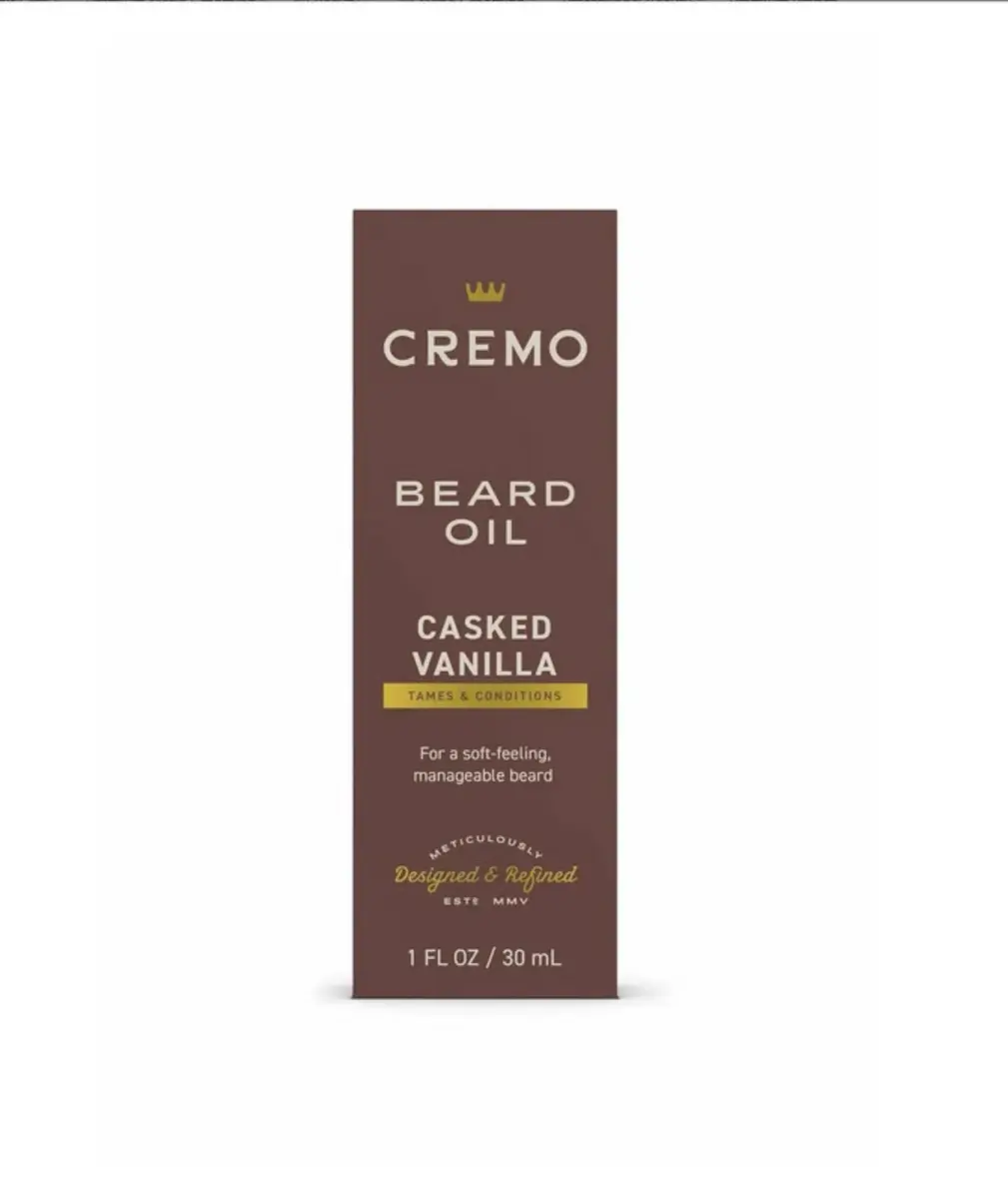 Cremo Beard Oil for Men, Casked Vanilla, 29.57ml (1 Fl Oz) | Soothes Dry Skin & Tames Beard Itch - view 4