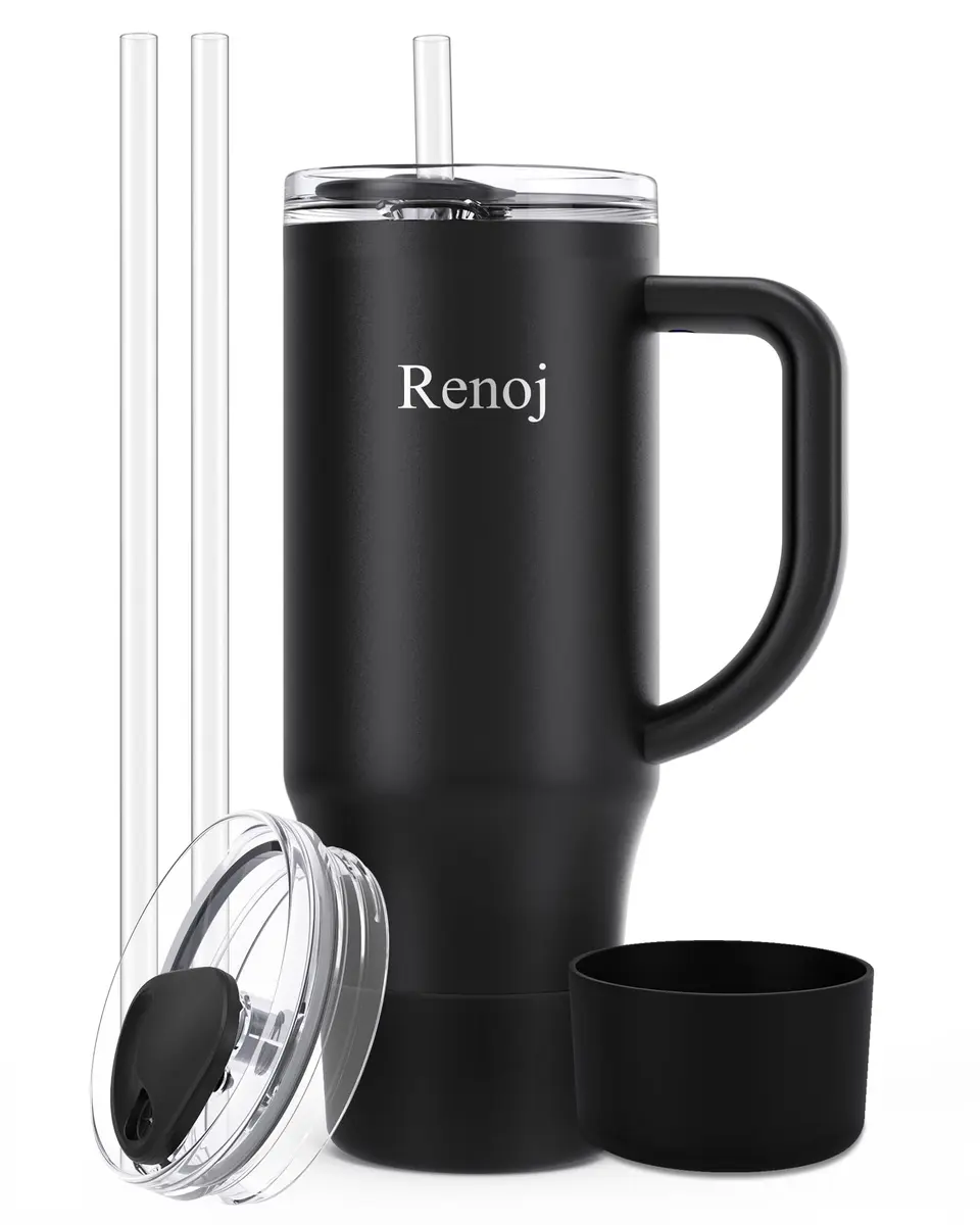 Renoj Insulated Mug 32 oz | Spill-Resistant Water Bottle for Hot & Cold Drinks - main product image