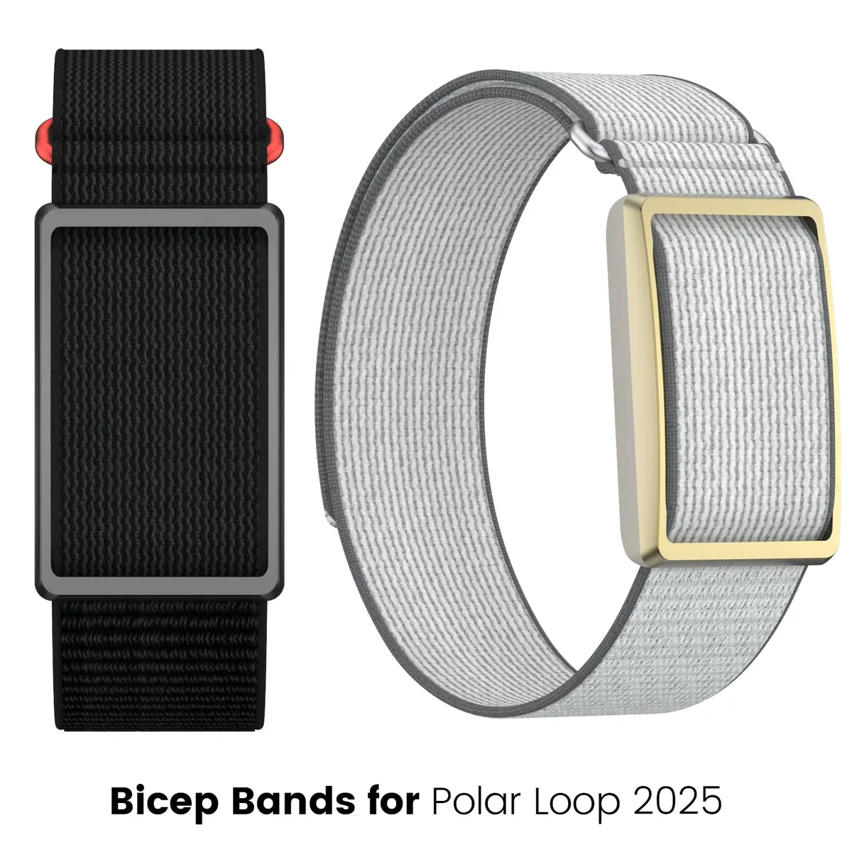BlikWyt Nylon Armband for Polar Loop & Visible Tracker | Black, 23mm (0.9in) - view 2