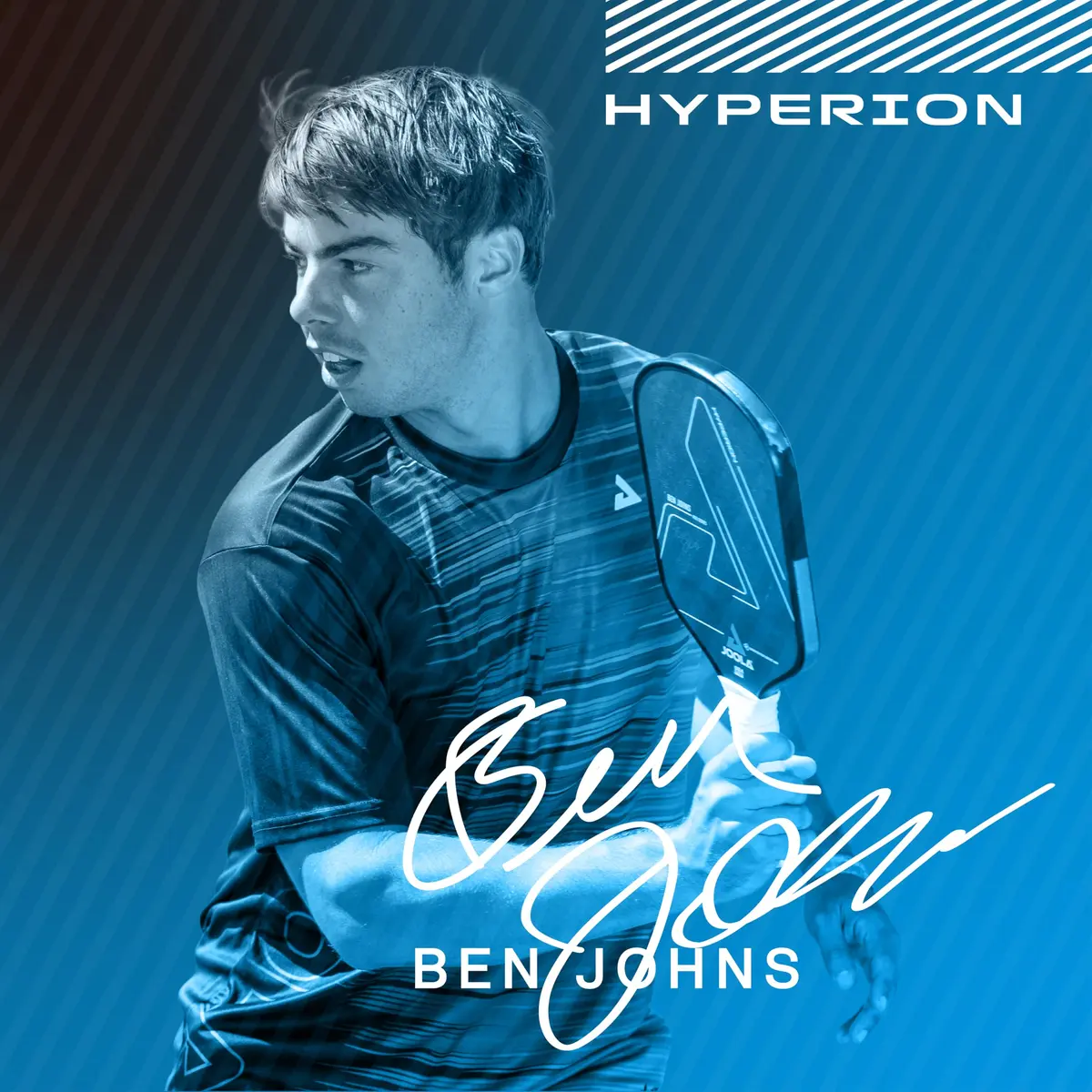 JOOLA Ben Johns Hyperion CFS 16mm Pickleball Paddle | Carbon Surface, Reactive Poly Core, Elongated Handle - view 6