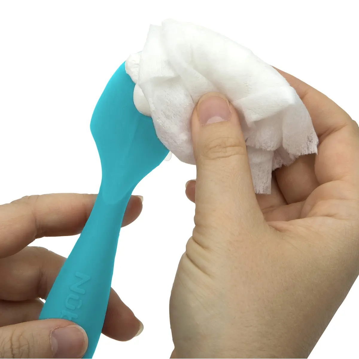 Dr. Talbot's Silicone Diaper Cream Brush with Suction Base, Aqua | Gentle, Mess-Free Application for Baby Skin - view 4