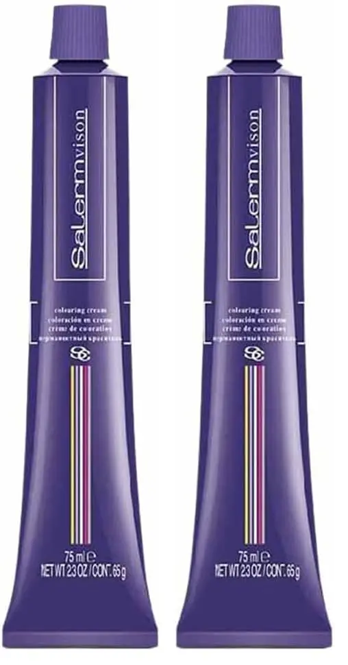Salermvison Hair Coloring Cream #7.334 Amber Caramel 2.3oz | Salon-Quality, Nourishing & Long-Lasting - main product image