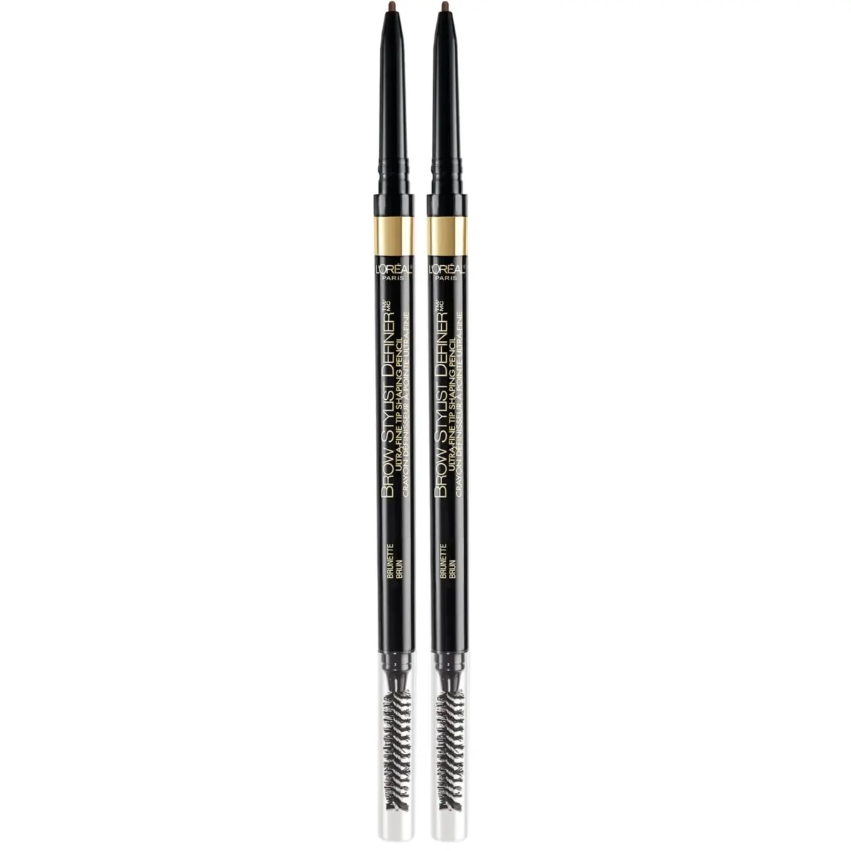 L'Oreal Paris Brow Stylist Definer Waterproof Eyebrow Pencil, Brunette, 0.003 Ounce (Pack of 2) - main product image