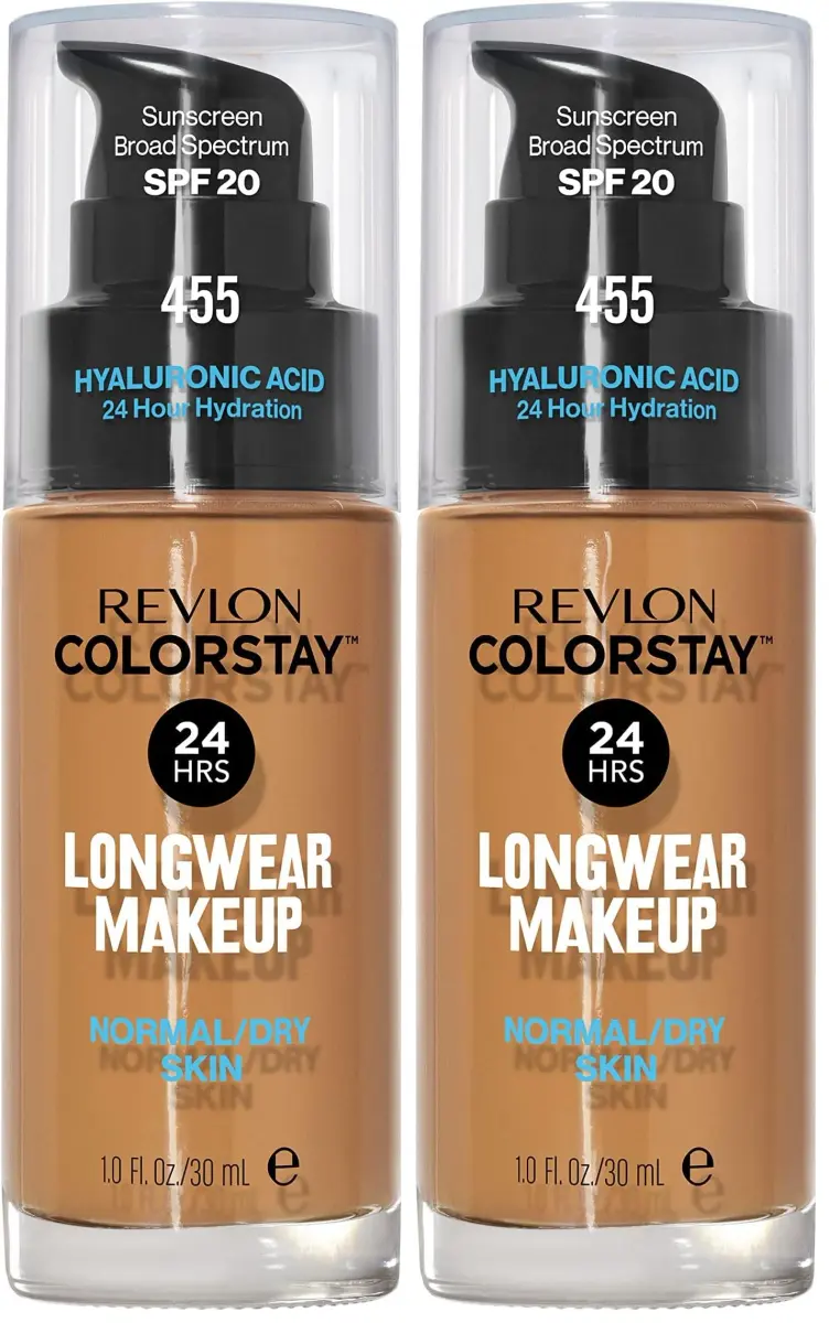 REVLON ColorStay 455 Honey Beige Longwear Makeup for Normal/Dry Skin, 30ml with SPF 20 - main product image