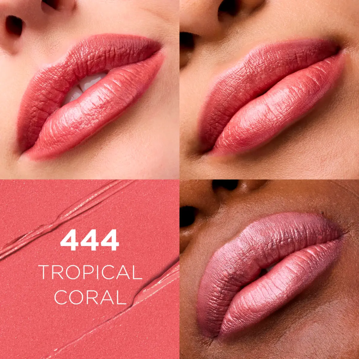 L'Oreal Paris Colour Riche Satin Lipstick Tropical Coral (Pack of 2) | Hydrating Creamy Lip Color - view 2