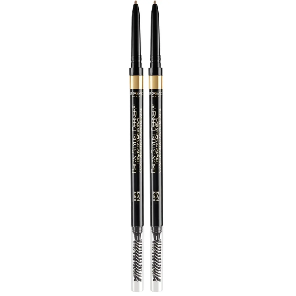L'Oreal Paris Brow Stylist Definer Waterproof Eyebrow Pencil, Blonde, 0.003 oz (Pack of 2) | Draws Tiny Brow Hairs - main product image