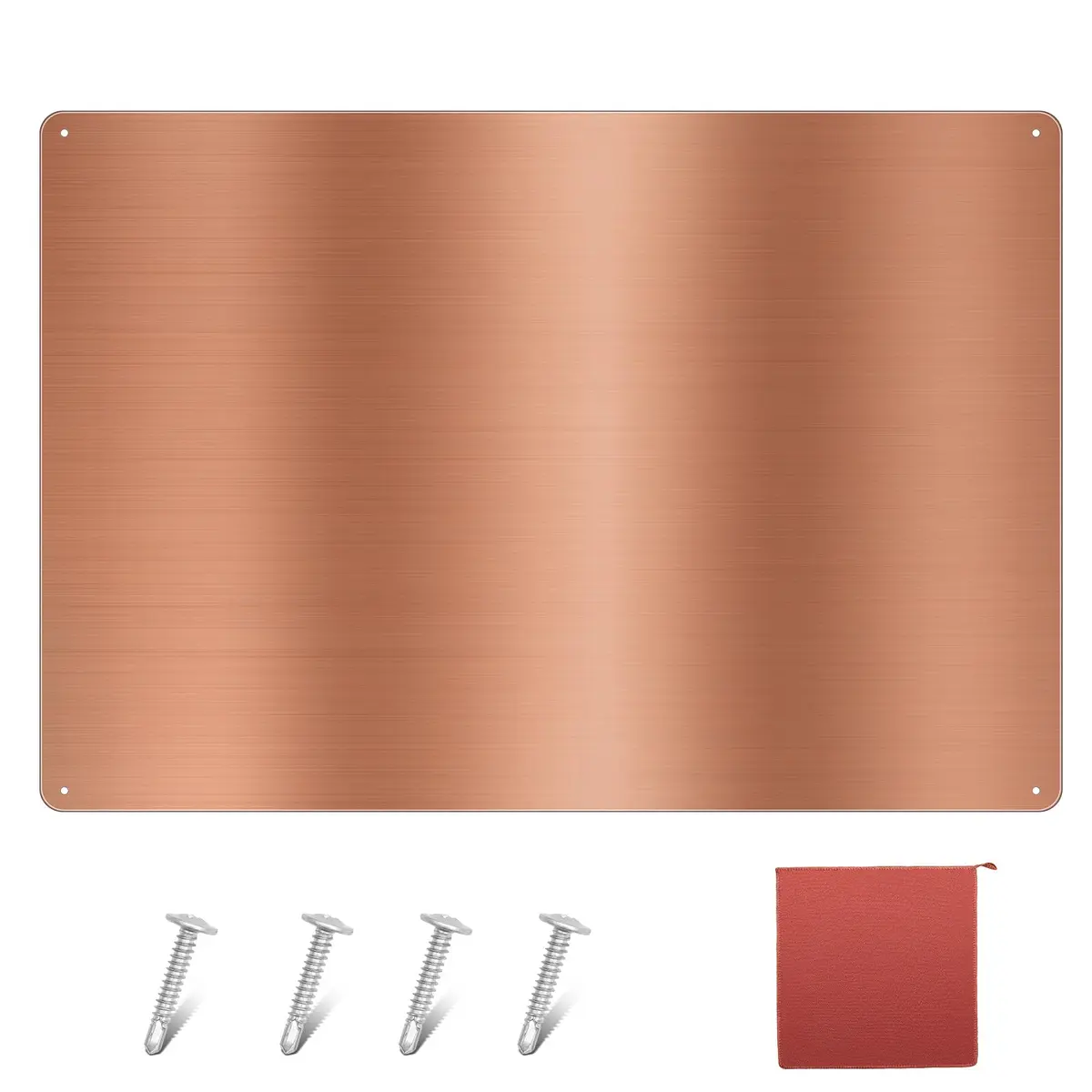 Yaocom 24x36 Inch Copper Stainless Steel Backsplash for Kitchen Wall | Easy Install & Clean - main product image