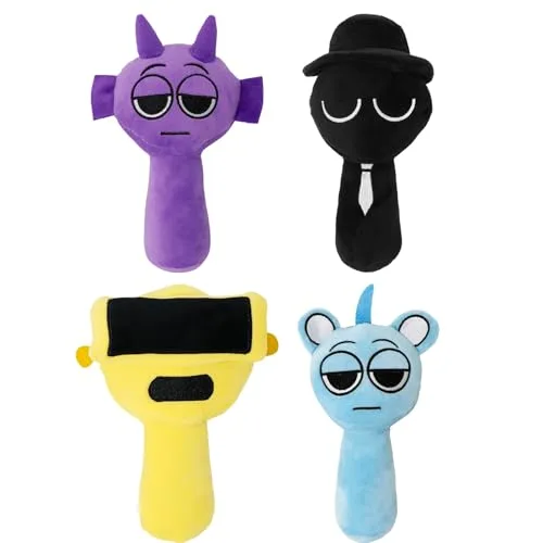 Generic Sprunky Plushies Set of 4 | Soft & Fun Stuffed Toys for Fans - main product image