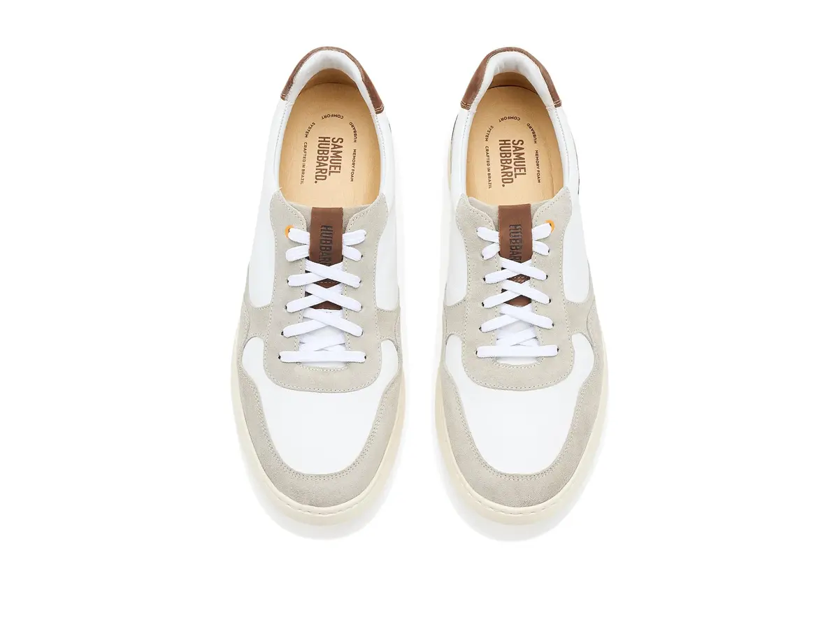 Samuel Hubbard Featherlight Napa Sneakers White Leather 11.5 Wide | Sporty, Lightweight & Versatile - view 5